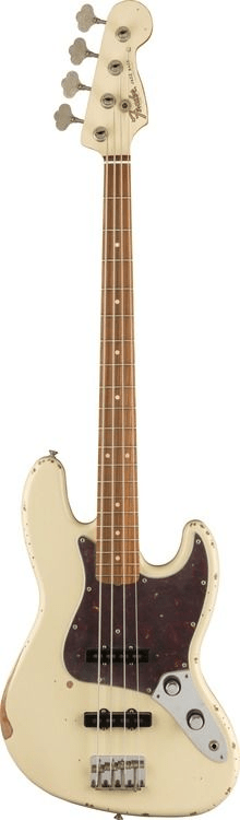 Fender 60th Anniversary Roadworn 60s Jazz Bass - Olympic White 