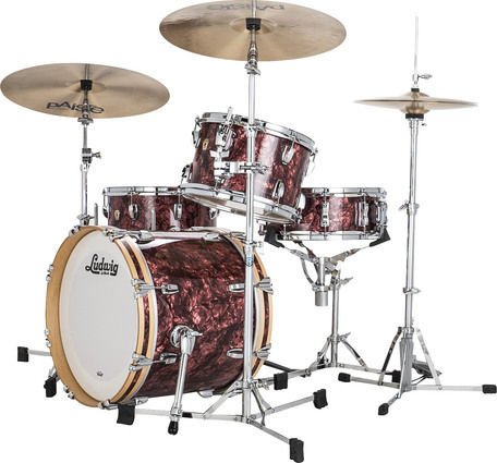 Ludwig Classic Maple 3-Piece Jazzette Shell Pack - Burgundy Pearl |  Sweetwater