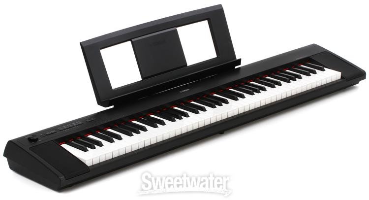 Yamaha Piaggero NP-32 76-key Piano with Speakers and PA150 Power Adapter -  Black