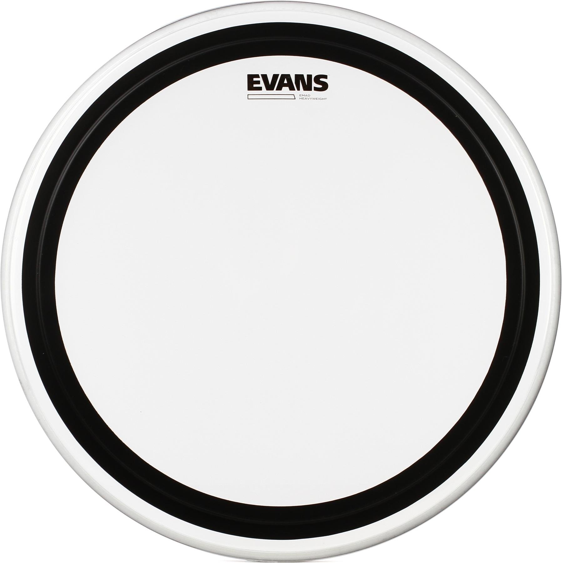 Evans EMAD Heavyweight Clear Bass 