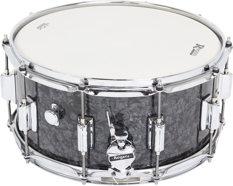 Rogers Drums SuperTen Snare Drum - 6.5-inch x 14-inch, Black