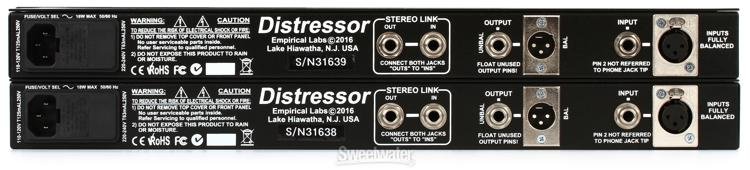 Empirical Labs EL8-XS Distressor with British Mode and Image Link - Stereo Pair