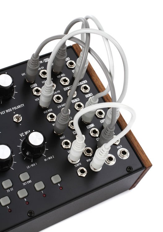 Moog Mother-32 Semi-modular Eurorack Analog Synthesizer and Step 