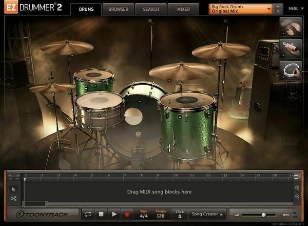 Toontrack Big Rock Drums EZX Expansion