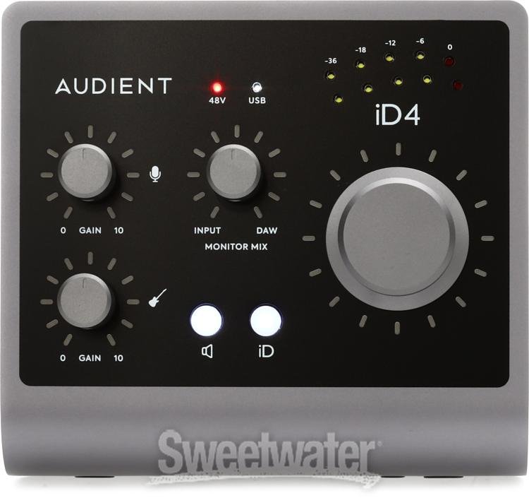 Audient iD4 MKII 2 x 2 USB-C Audio Interface | Sweetwater