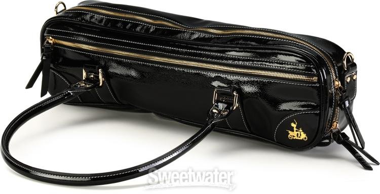 Buy Fluterscooter Black Patent Leather Case Cover Online at $240 - Flute  World