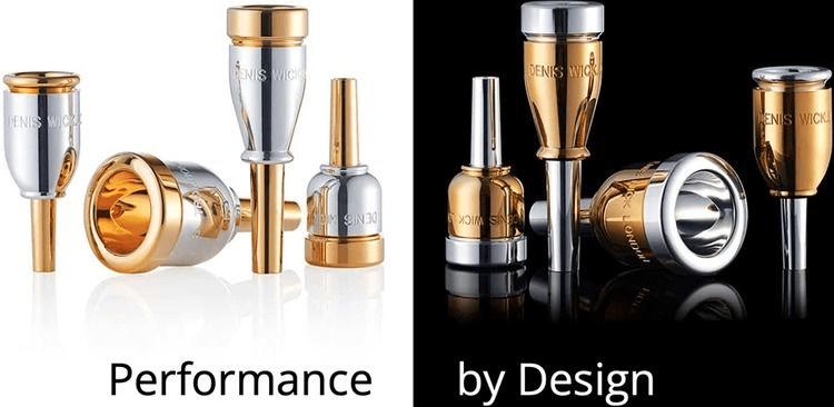 Denis Wick 6BS Heritage Trombone Mouthpiece - Gold-plated