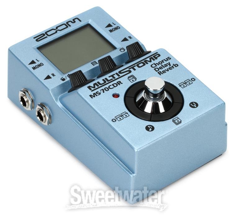 Zoom MS-70CDR MultiStomp Chorus / Delay / Reverb Pedal | Sweetwater