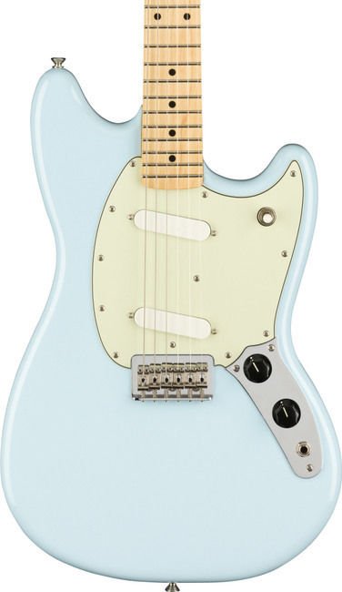 fender mustang light blue