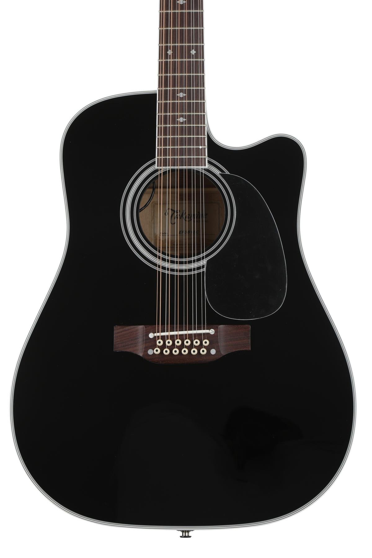 Takamine Legacy Ef381sc Acoustic Electric Guitar Black Sweetwater