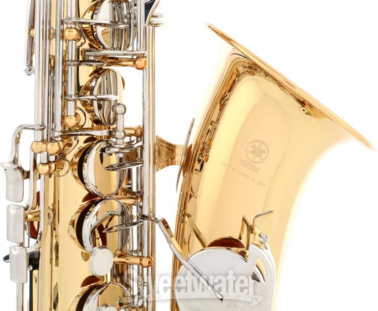  Yamaha YAS-480 Intermediate Eb Alto Saxophone, Gold Finish :  Musical Instruments