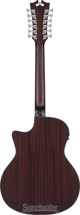 D'Angelico Premier Fulton LS 12-string Acoustic-electric Guitar - Matte Black