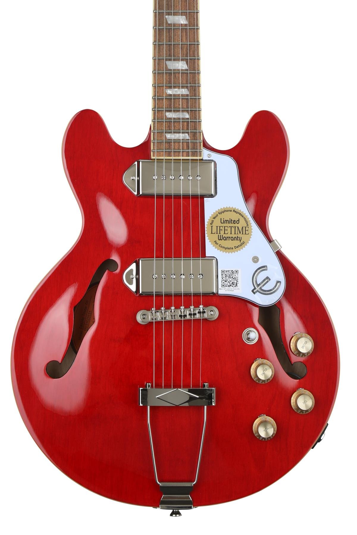 Epiphone Casino Coupe Hollowbody Electric Guitar Cherry Sweetwater