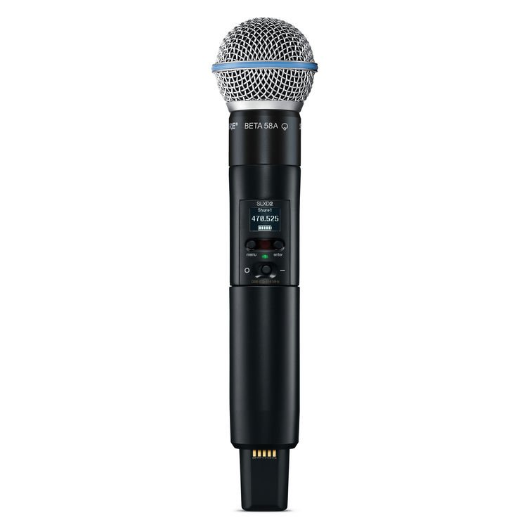 Shure SLXD2/B58 Wireless Handheld Microphone Transmitter - J52