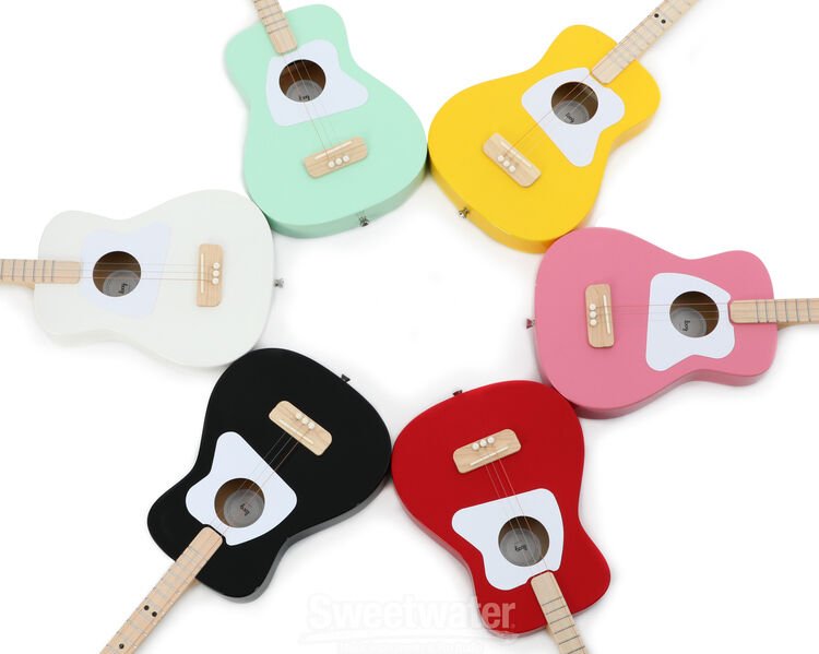 Loog Guitars Pro Acoustic Guitar - White | Sweetwater