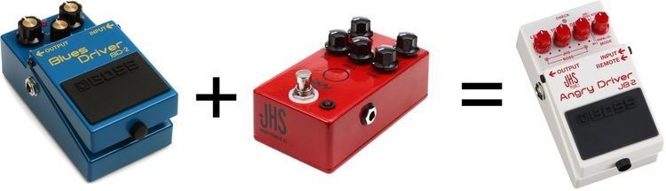 Boss JB-2 Angry Driver Overdrive Pedal | Sweetwater