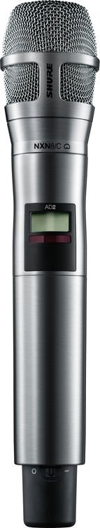 Shure AD2/N8C Wireless Handheld Microphone Transmitter - Nickel ...