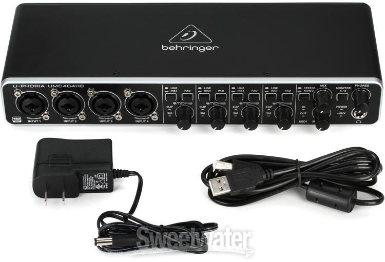 behringer べリンガー U-PHORIA UMC404HD-