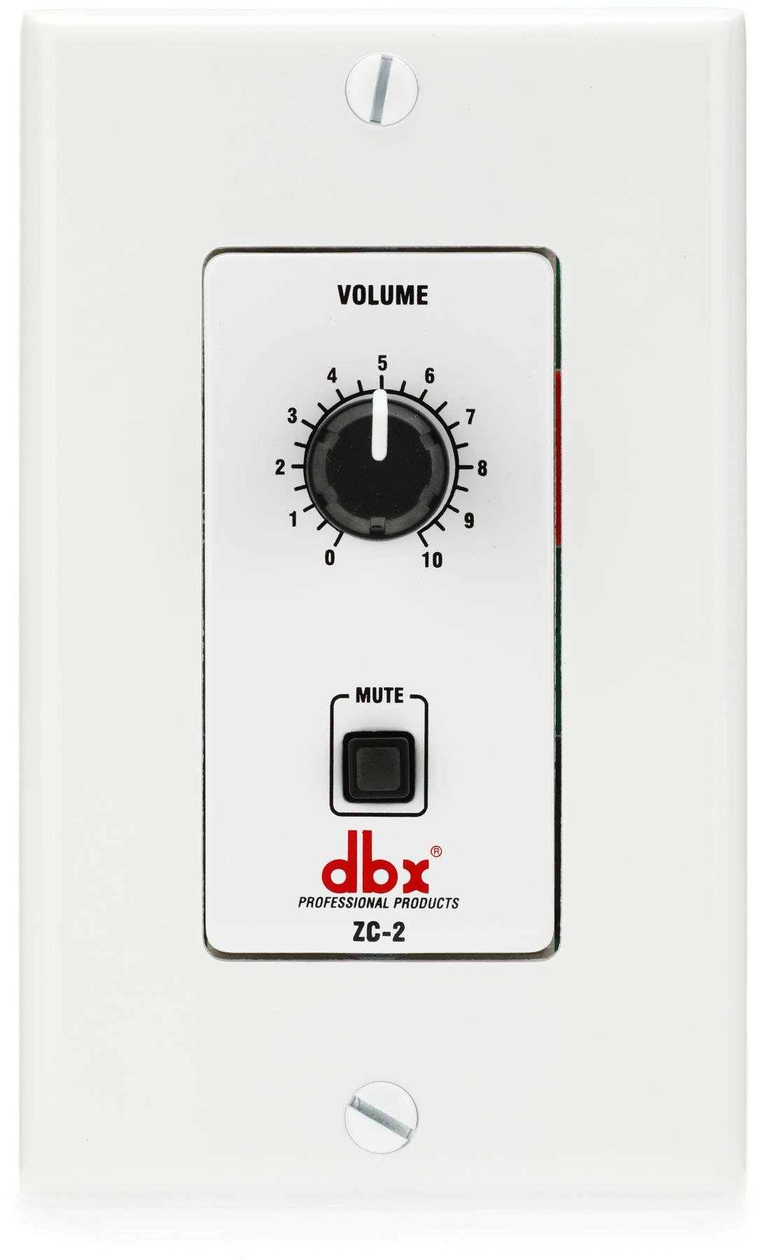 dbx ZC2 Wall-mounted Zone Controller - Volume Knob & Mute Button 