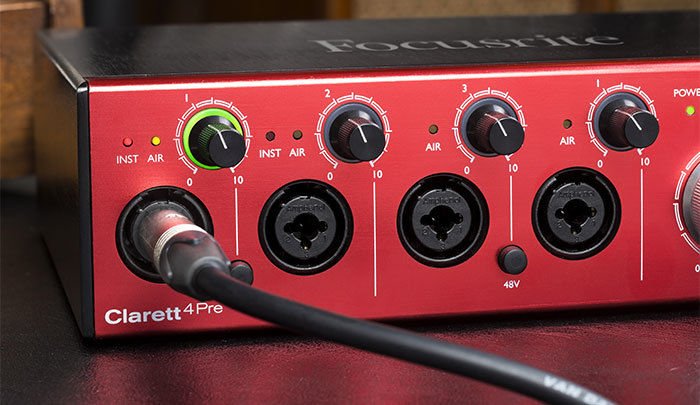 日本在庫Focusrite Clarett 4Pre Thunderbolt DTM・DAW