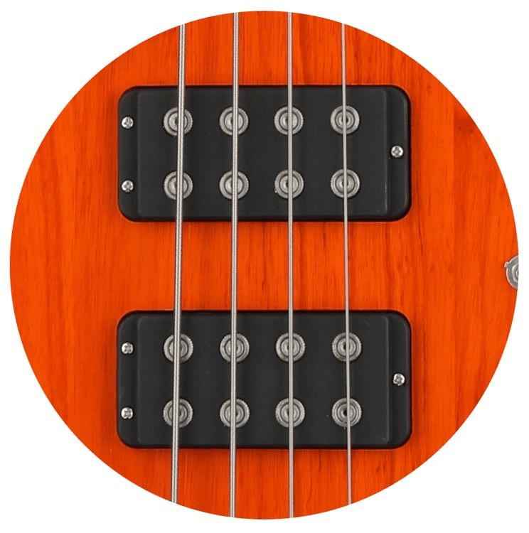G&L Tribute L-2000 Bass Guitar - Clear Orange | Sweetwater