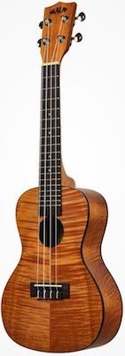 Kala KA-CEM Exotic Mahogany Concert Ukulele - Amber Satin | Sweetwater