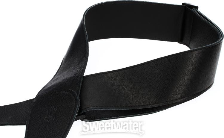 Levy's M7GG3 Garment Leather Guitar Strap - Black | Sweetwater