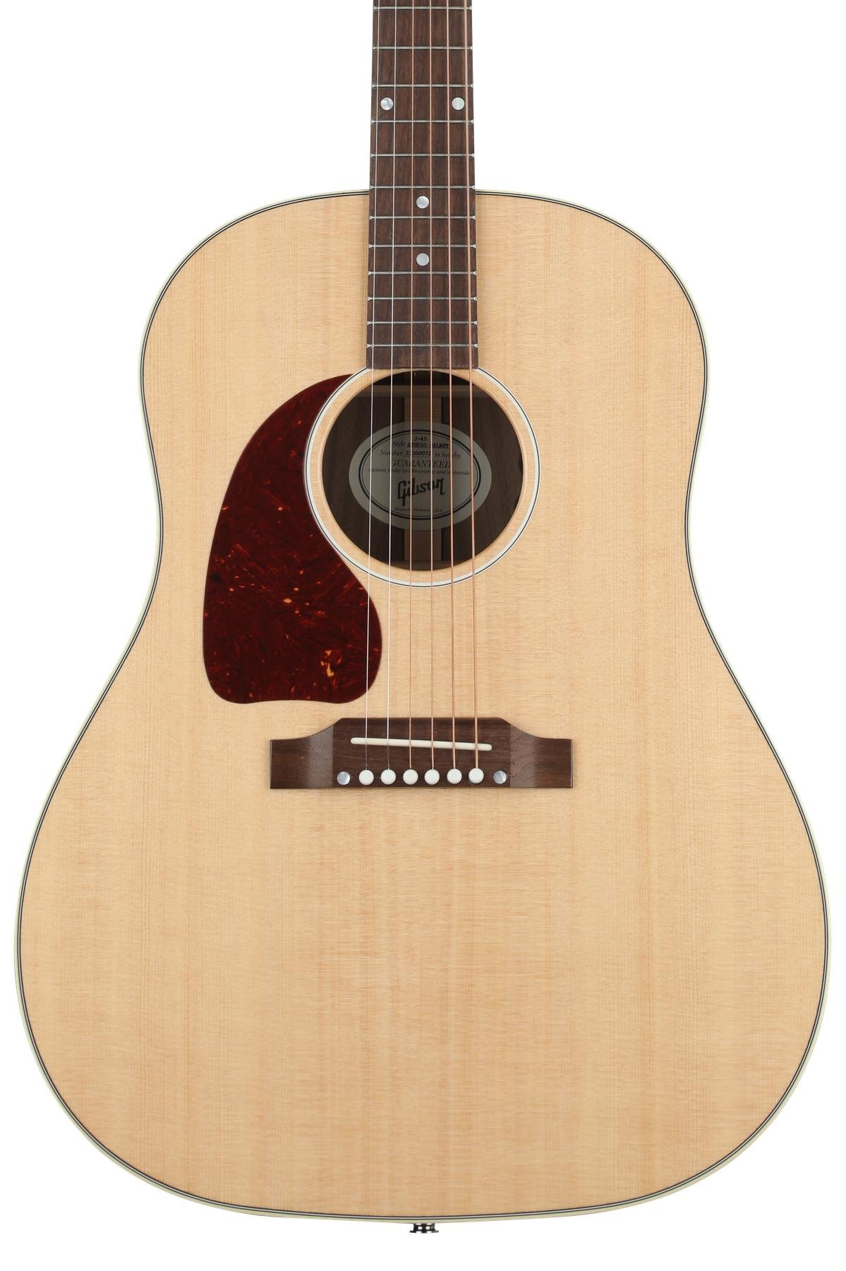 Gibson Acoustic J 45 Studio Left Handed Antique Natural Sweetwater