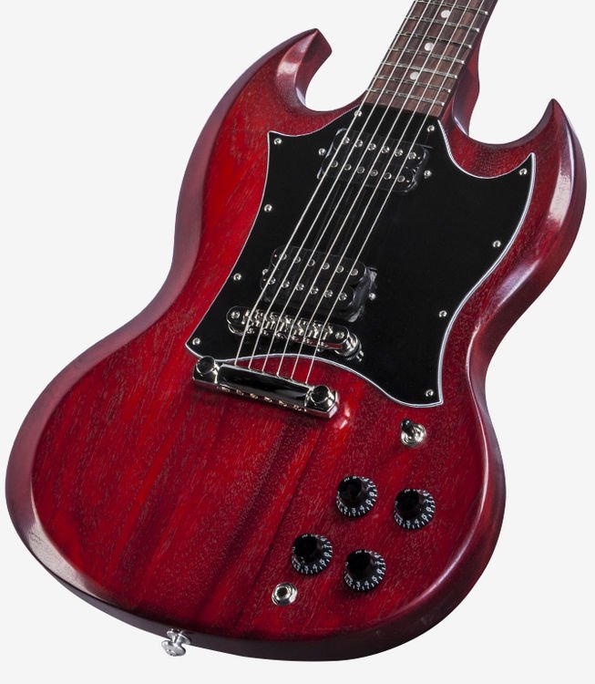 Gibson SG Faded 2017 T - Worn Cherry with Soft Case | Sweetwater