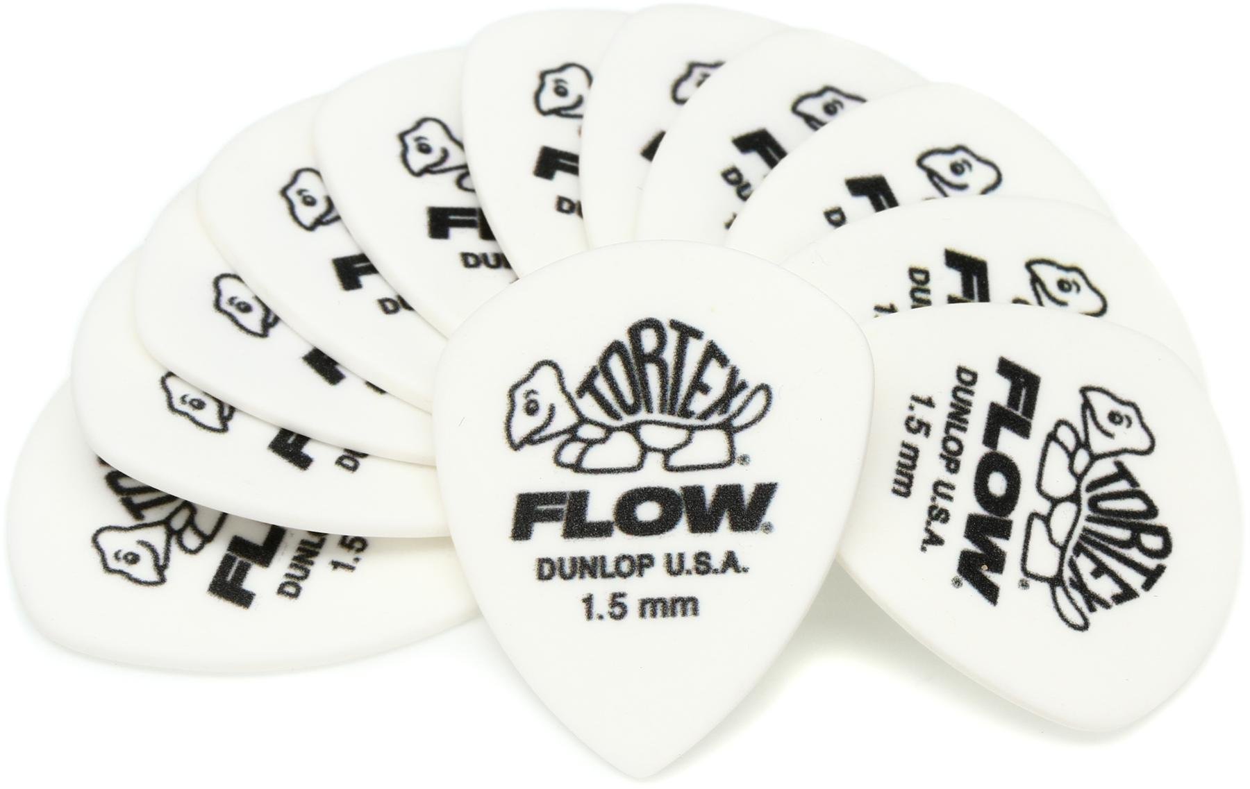 Dunlop 558P150 Médiators Tortex Flow Standard 1,50mm sachet de 12