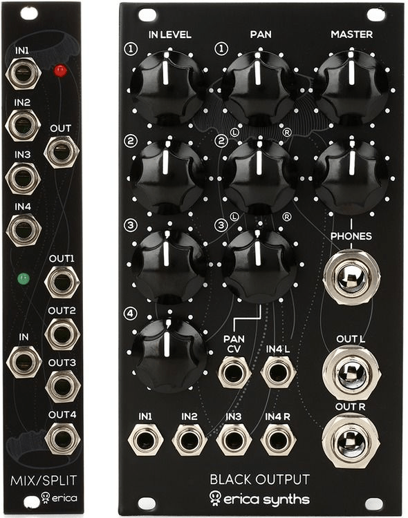 Erica Synths Black System III Eurorack Modular Synthesizer