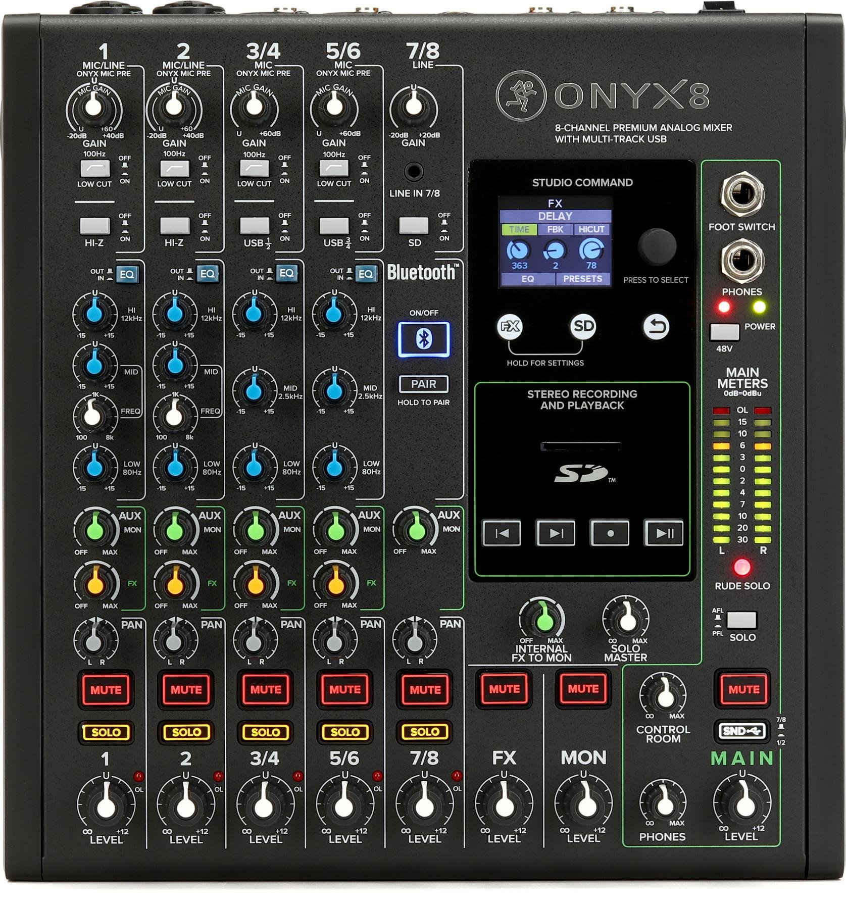 Mackie 1402VLZ4 Kompakt Mixer Mischpult Live Studio Onyx Low Cut Filter Aux