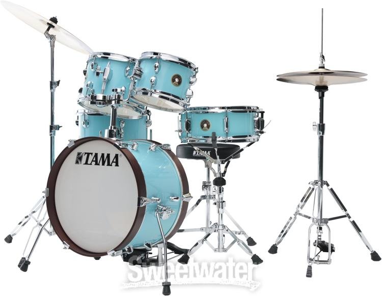 Tama Limited Club-JAM 5-piece Shell Pack with Snare - Aqua Blue