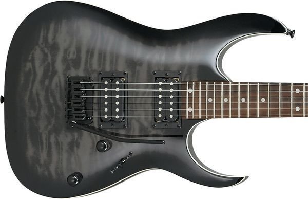 Ibanez GRGA120QATKS GRGA Guitare électrique à 6 cordes droite Noir transparent 
