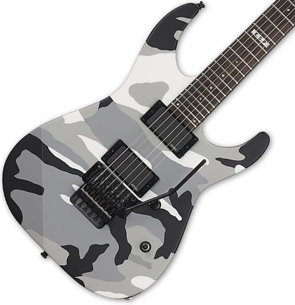 f34efd xc EIIMIINTUC body - ESP E-II M-II Neck Thru Urban Camo Guitar W/Case