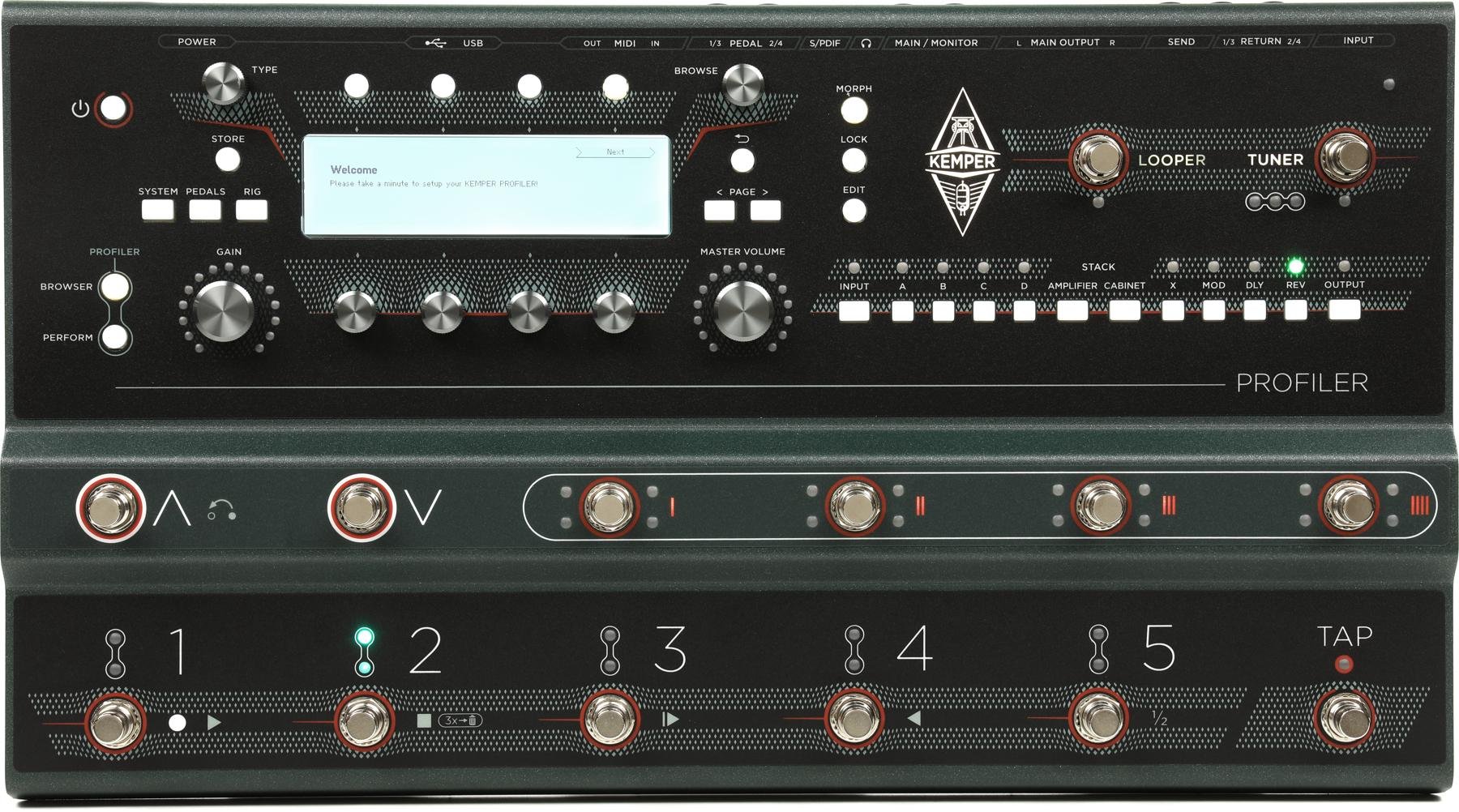 Kemper Profiler Stage Profiler Floorboard Sweetwater