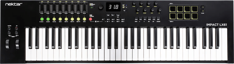 【1/30まで】nektar IMPACT LX61+ Nektar Impact LX61+ 61-key Keyboard Controller | Sweetwater