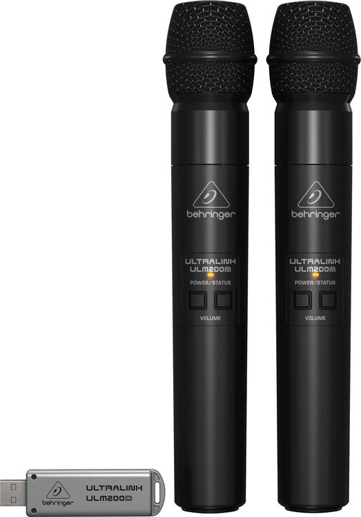 behringer europort ppa500bt compact pa system with wireless mics