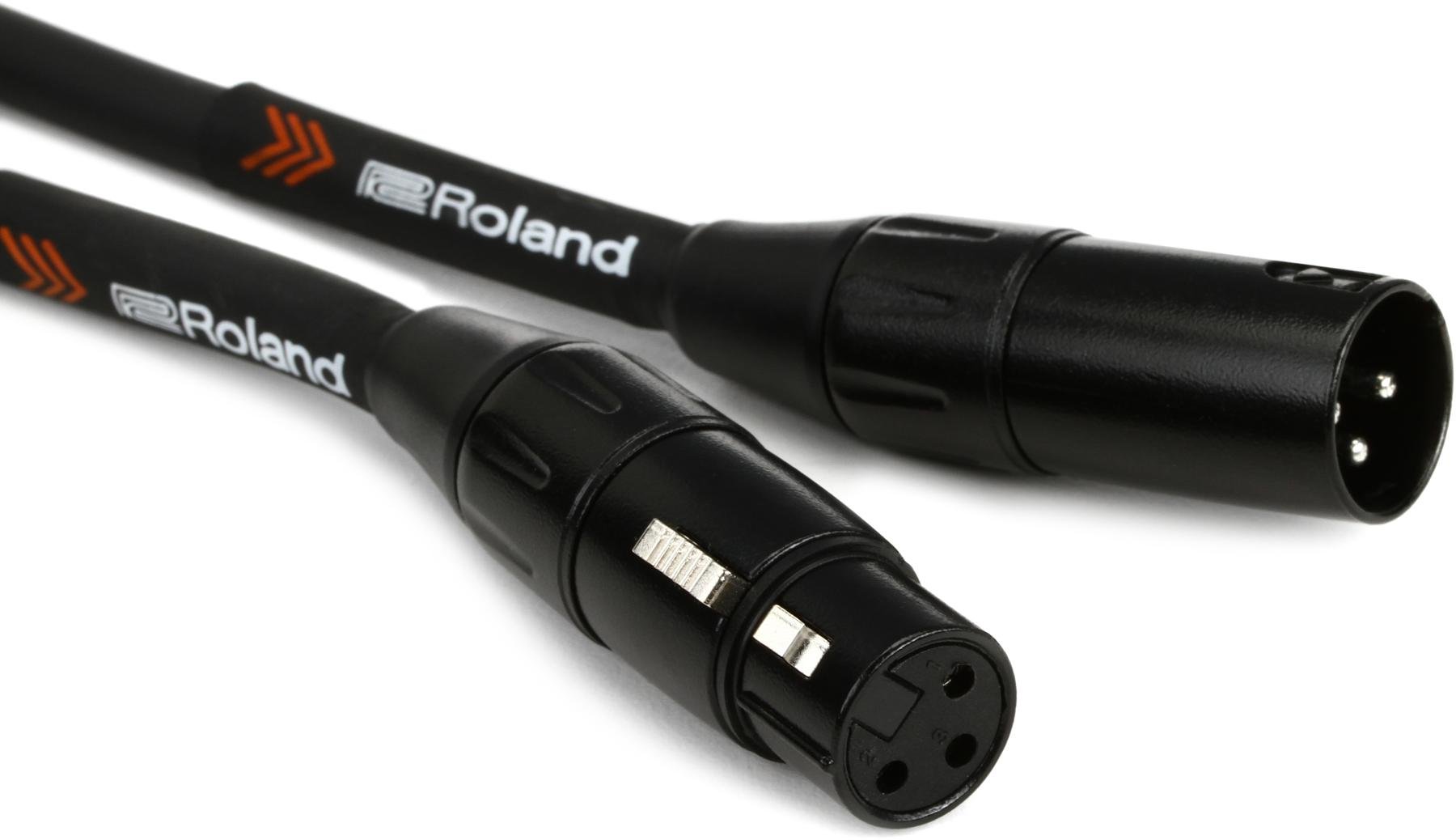 Roland RMC-B3 Microphone Cable Black 3ft 1m