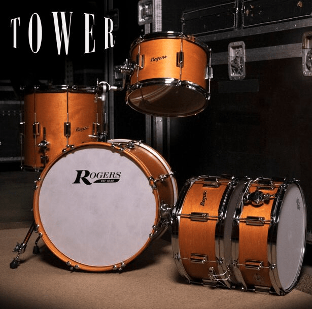 贈る結婚祝い Pack Shell 3-piece Tower Drums Rogers with Kick 22-inch その他