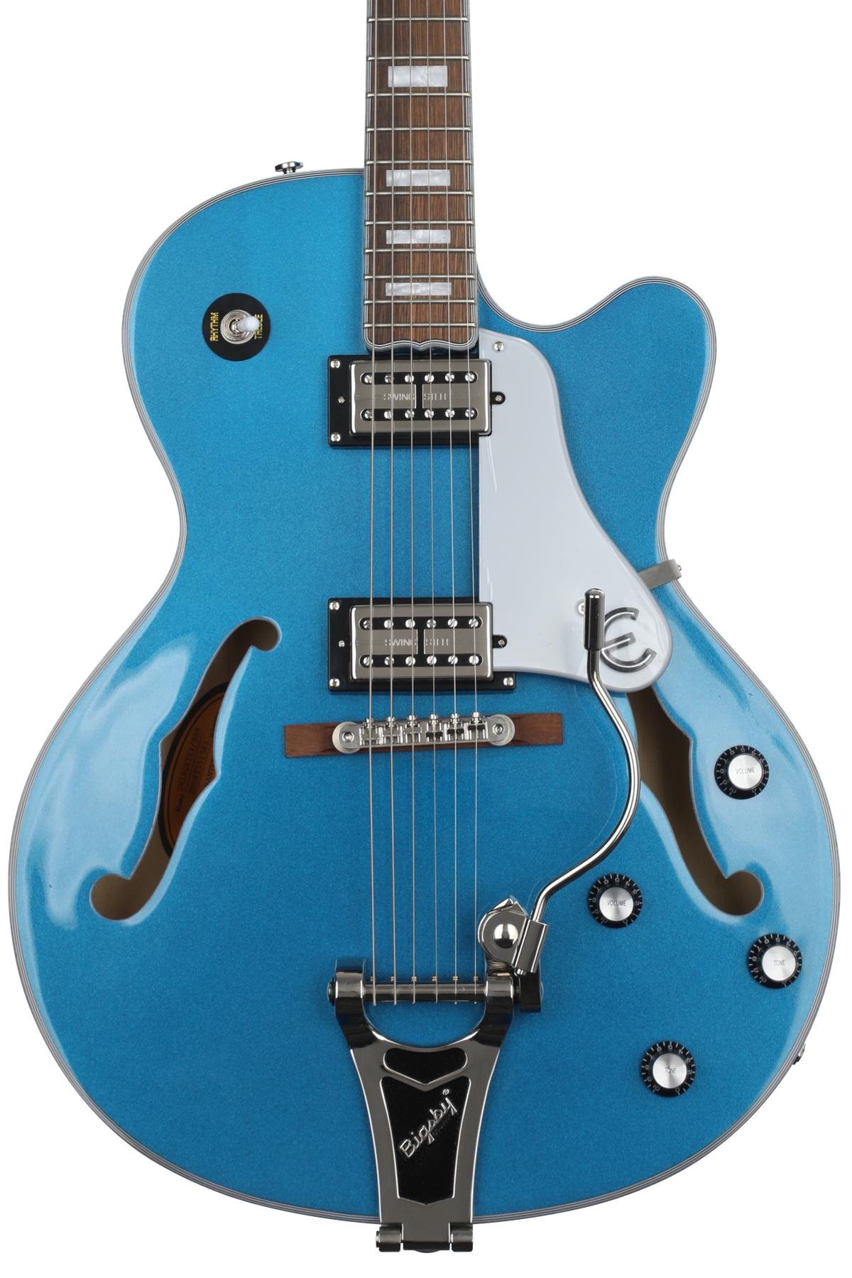 Epiphone Emperor Swingster Hollowbody Delta Blue Metallic Sweetwater