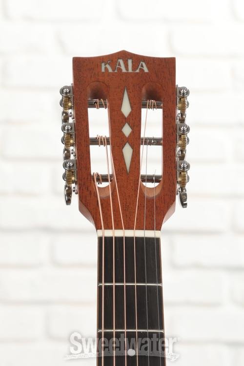 Kala Solid Cedar Top Parlor Guitar - Natural | Sweetwater