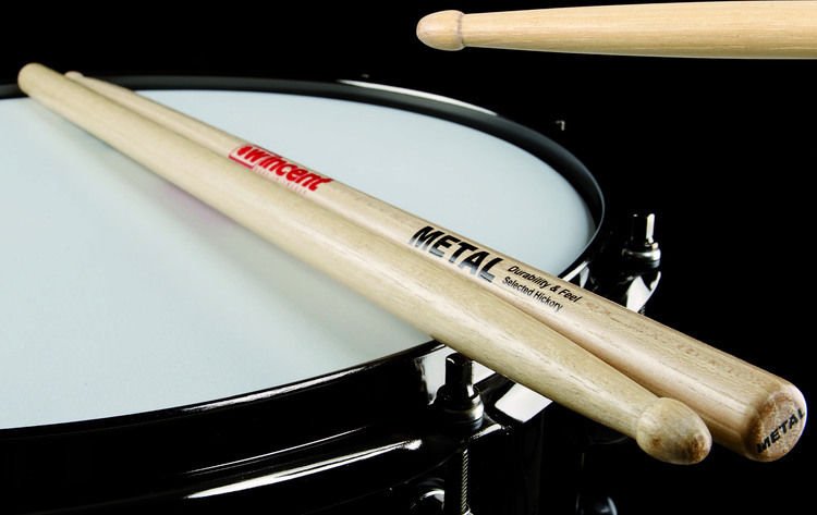 Wincent Metal Hickory Drumsticks - Wood Tip