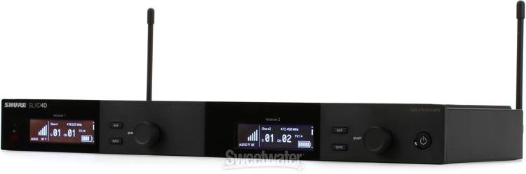Shure SLXD24D/SM58 Digital Wireless Dual Handheld Microphone System - G58 Band