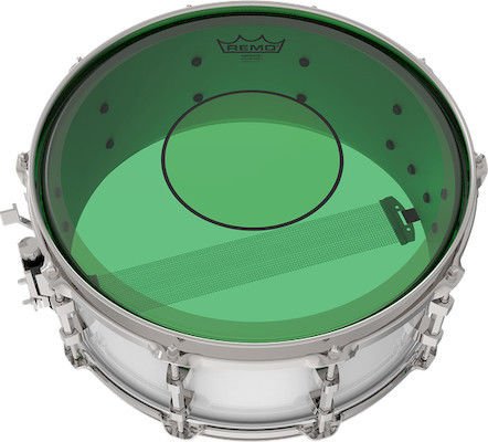 Remo Powerstroke 77 Colortone Green Snare Head 14 inch Sweetwater