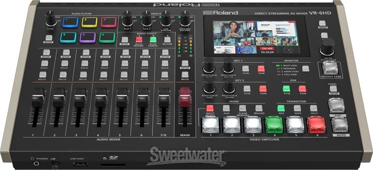 Roland VR-6HD Direct Streaming AV Mixer | Sweetwater