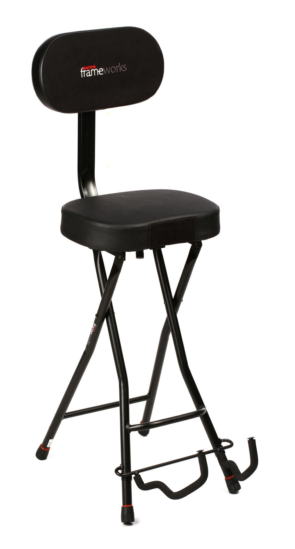 Gator Frameworks Gfw Gtr Seat Guitar Stand Combo Sweeer Gator Frameworks Gfw Gtr Seat Guitar Stand Combo Image 1