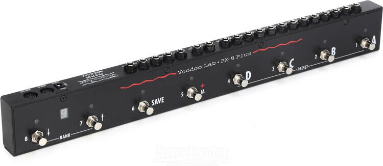 Voodoo Lab PX-8 Plus 8-loop Pedal Switcher | Sweetwater