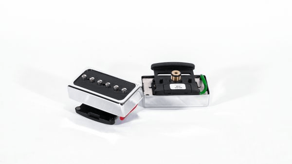 Relish P90 Soapbar 2-piece Single Coil Pickup Set - Black/Chrome 