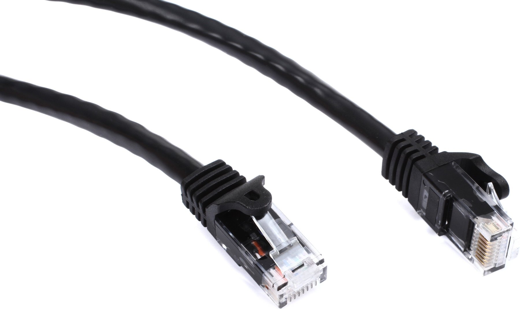 25 CAT5e UTP Patch Cbl Black
